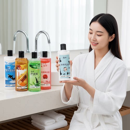 浴场专用浴乳牛奶乳液芦荟胶鱼肝油浴玫瑰精华液羊胎素沐浴露润肤