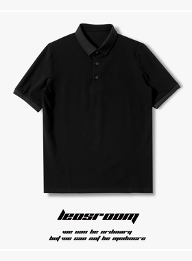 保罗衫男夏季短袖修身小领LEOSROOM男士POLO衫百搭休闲翻领T恤潮