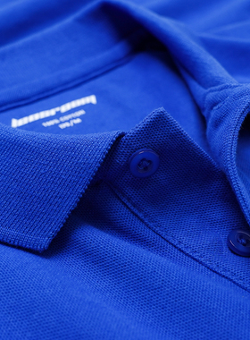 恤衫宽松夏季T恤男POLO吸湿夏装网眼袖口美式休闲复古轻奢运动服