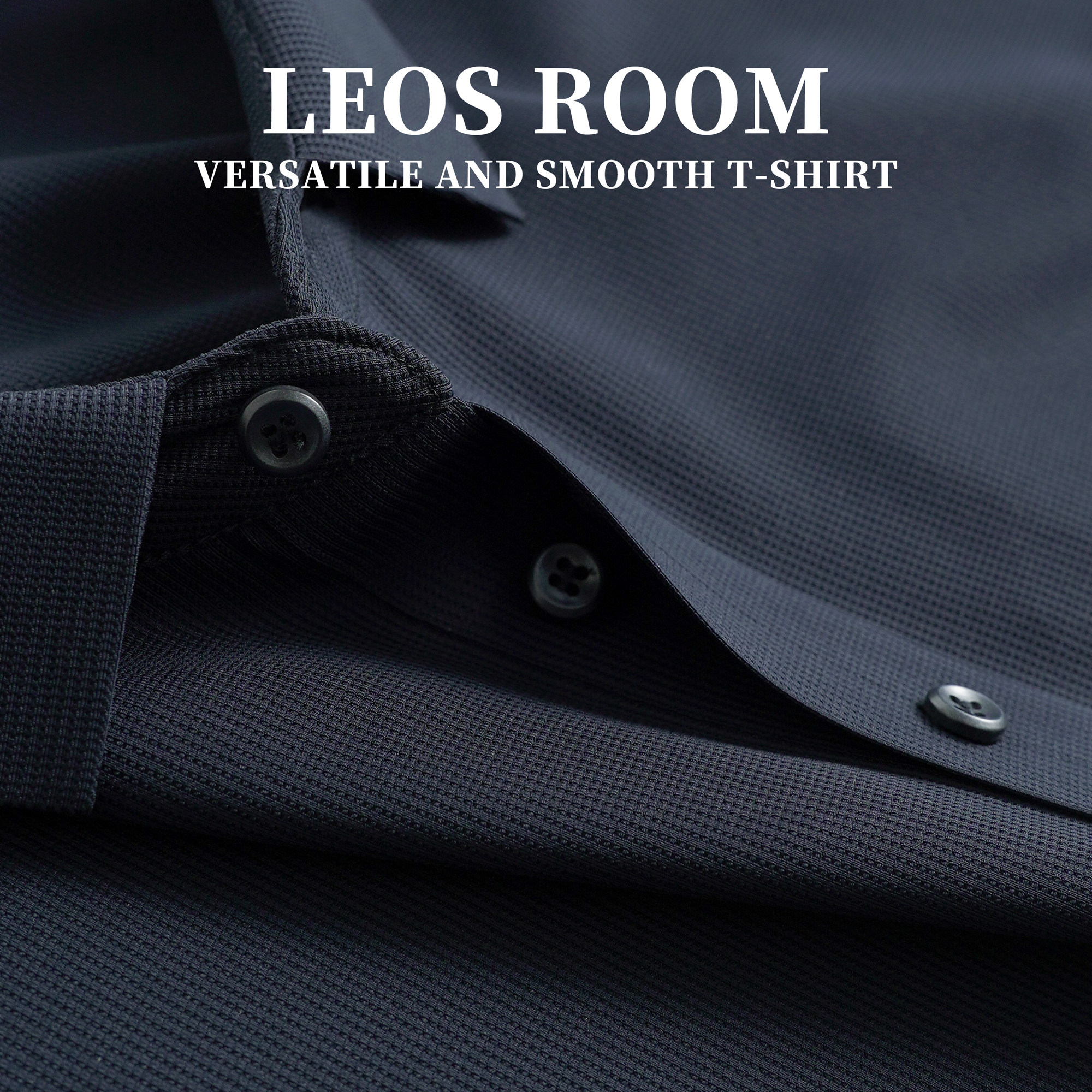 华夫格半袖深蓝色polo衫男士短袖翻领T恤夏款潮流休闲短袖上衣服