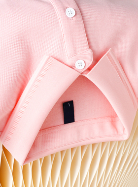 T恤男粉色翻领polo衫短袖纯色男士保罗衫带领有领半袖通勤纯色红