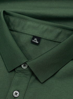 POLO衫男士2025春季新款商务休闲运动翻领短袖T男士半袖定制上衣