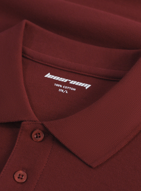 polo衫夏季短袖T恤翻领纯色流行有领短袖保罗衫2023新款菠萝衫红