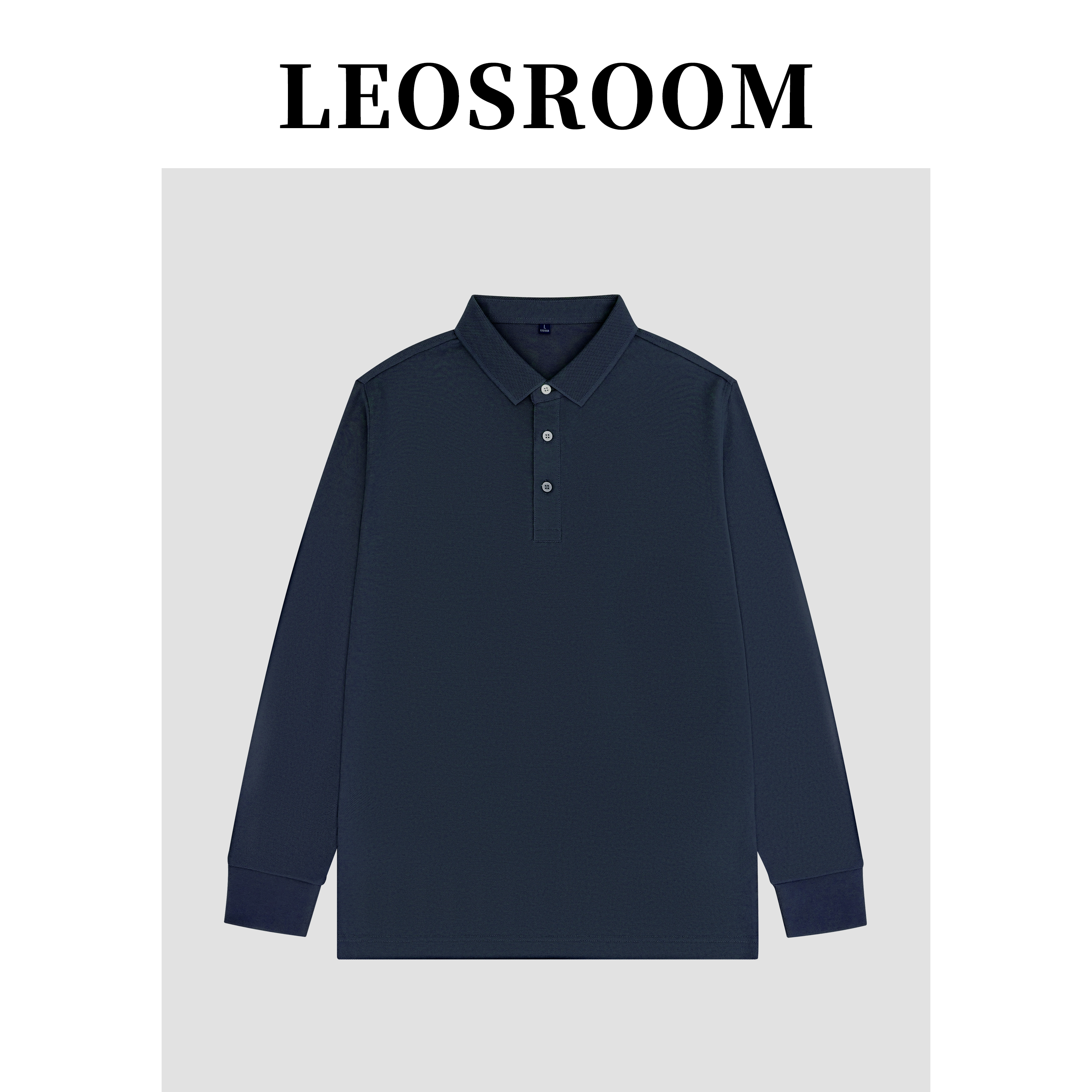 春秋季POLO衫长袖舒适潮流