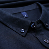 纯色衣服珠地透气Polo高端 男潮流帅简约抑菌新款 潮牌薄款 POLO衫