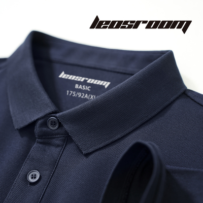 夏季短袖休闲纯色保罗衫