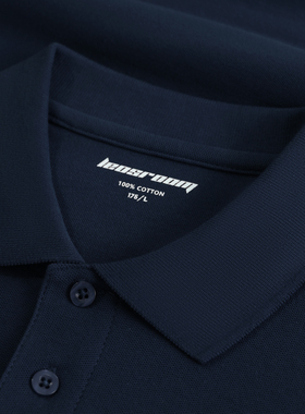 保罗衫polo品牌LEOSROOM男装男士保罗衫轻奢短袖半袖男潮针织纯棉