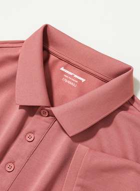 POLO衫男士有领夏季薄款冰丝凉爽短袖速干T恤简约风纯色半袖体恤