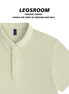 半袖宽松上衣商务POLO衫男短袖潮牌纯棉新款T恤休闲2025polo男装