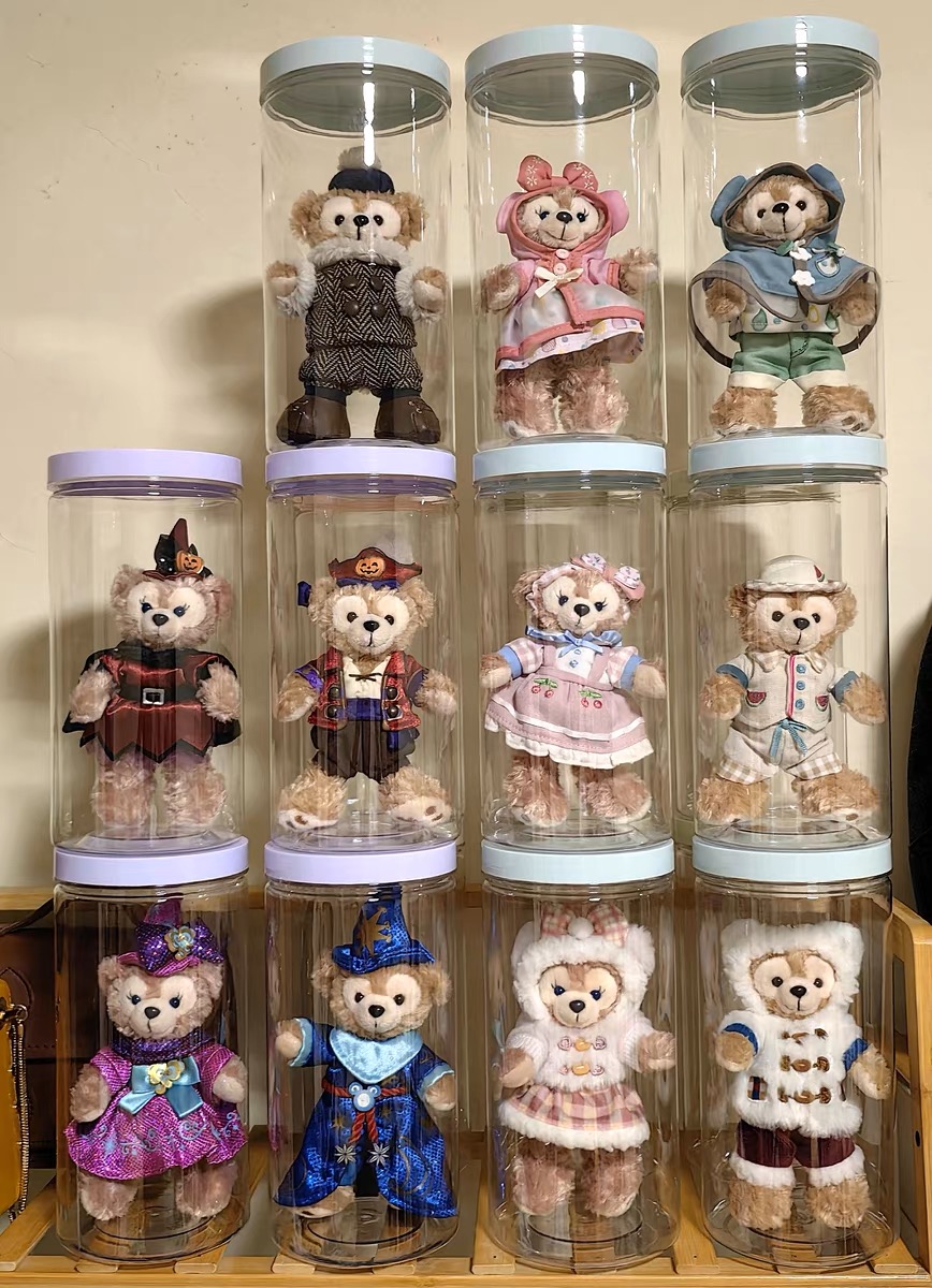 小太阳收纳罐马卡龙色防尘收纳