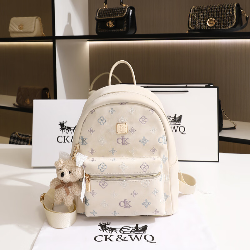 CK&WQ双肩包女款2025新款图片