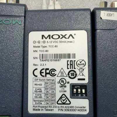 议价MOXA TCC-80 摩莎无源型RS232转RS422/4