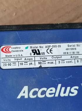 议价拆机ACCElUS数字驱动器 ASP-090-09 功能包好