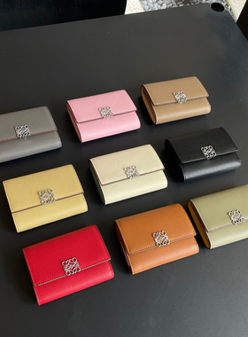 真皮钱包女短款2025新款百搭折叠三折牛皮钱夹精致大容量高档时尚