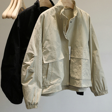 凹造型外搭！2025秋款立领工装休闲风短外套女宽松显瘦夹克上衣