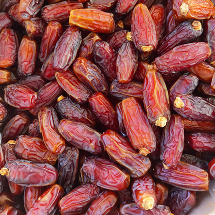大黑椰枣非新疆特产迪拜阿联酋沙特伊拉克黑耶红枣干免洗大颗粒