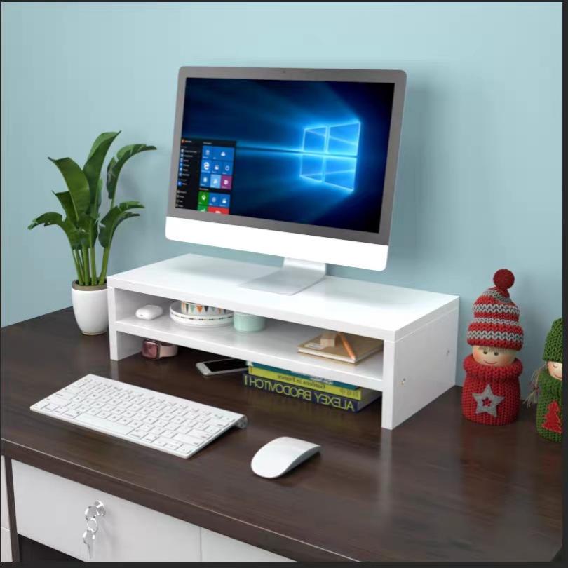 电脑显示器增高架办公室台式屏幕抬高支架桌面键盘护颈收纳置物架