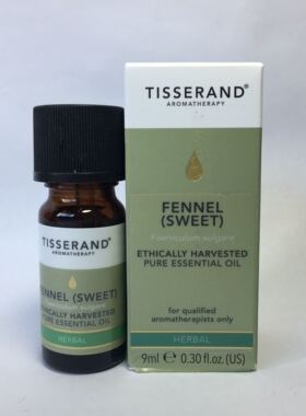 双皇冠 3件包邮 英国原装滴莎兰德Tisserand 茴香 精油 9ml