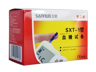 测试准确血糖试纸三诺家用