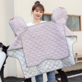 电动车挡风被2026新款 遮阳防水纯色 夏防晒防雨罩摩托车电瓶车四季