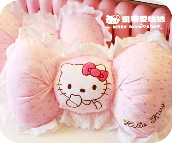 hello kitty 凯蒂猫 糖果 毛绒料 抱枕 靠枕 汽车靠垫 腰靠 枕头