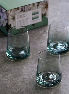英国Portmeirion波特美林Atrium威士忌玻璃杯复古欧式酒杯礼盒装