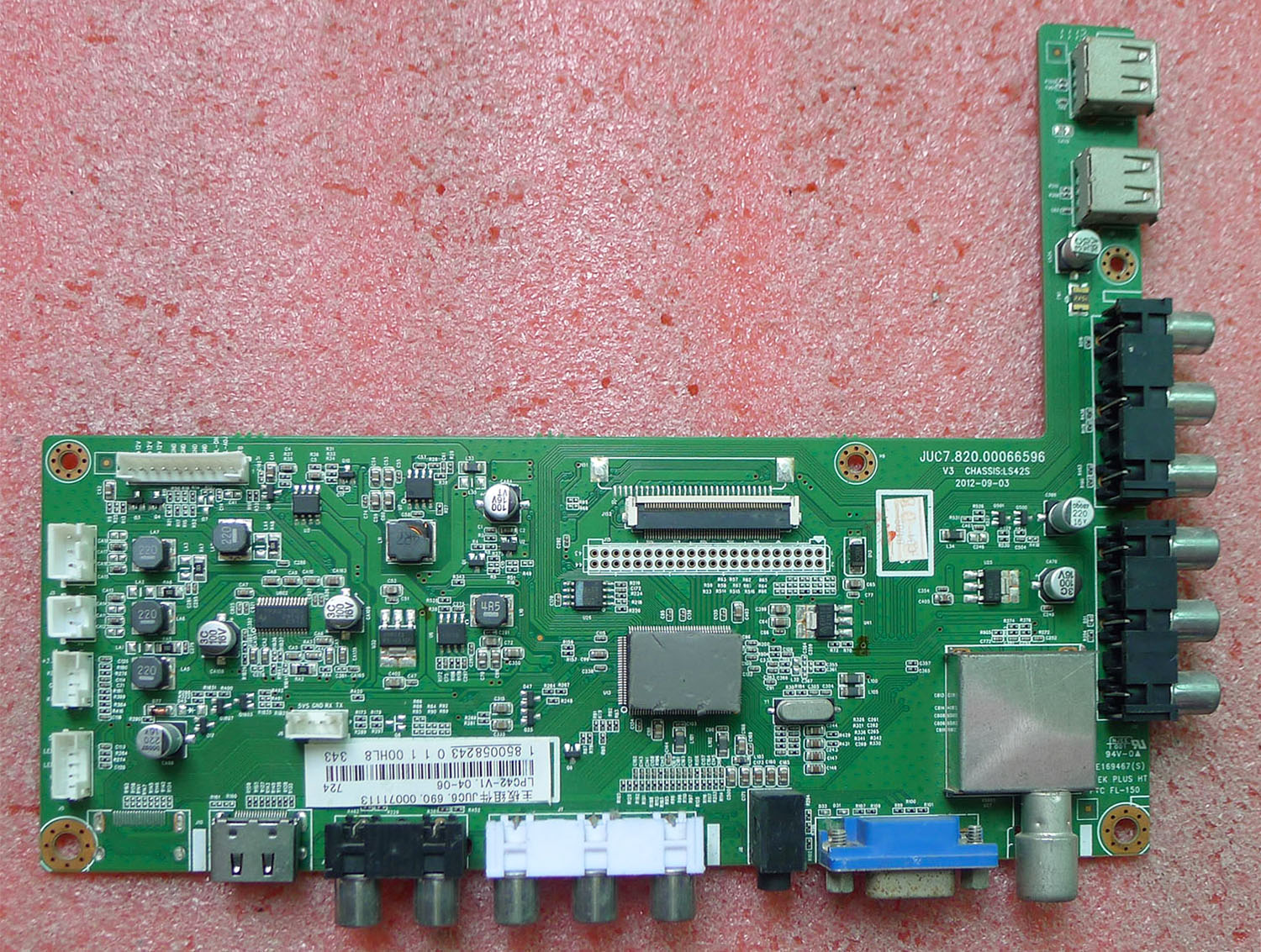 长虹电视主板JUC7.820.00066596