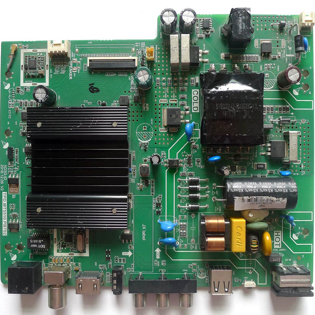 长虹43G5F主板TPD.MT5510.PB702