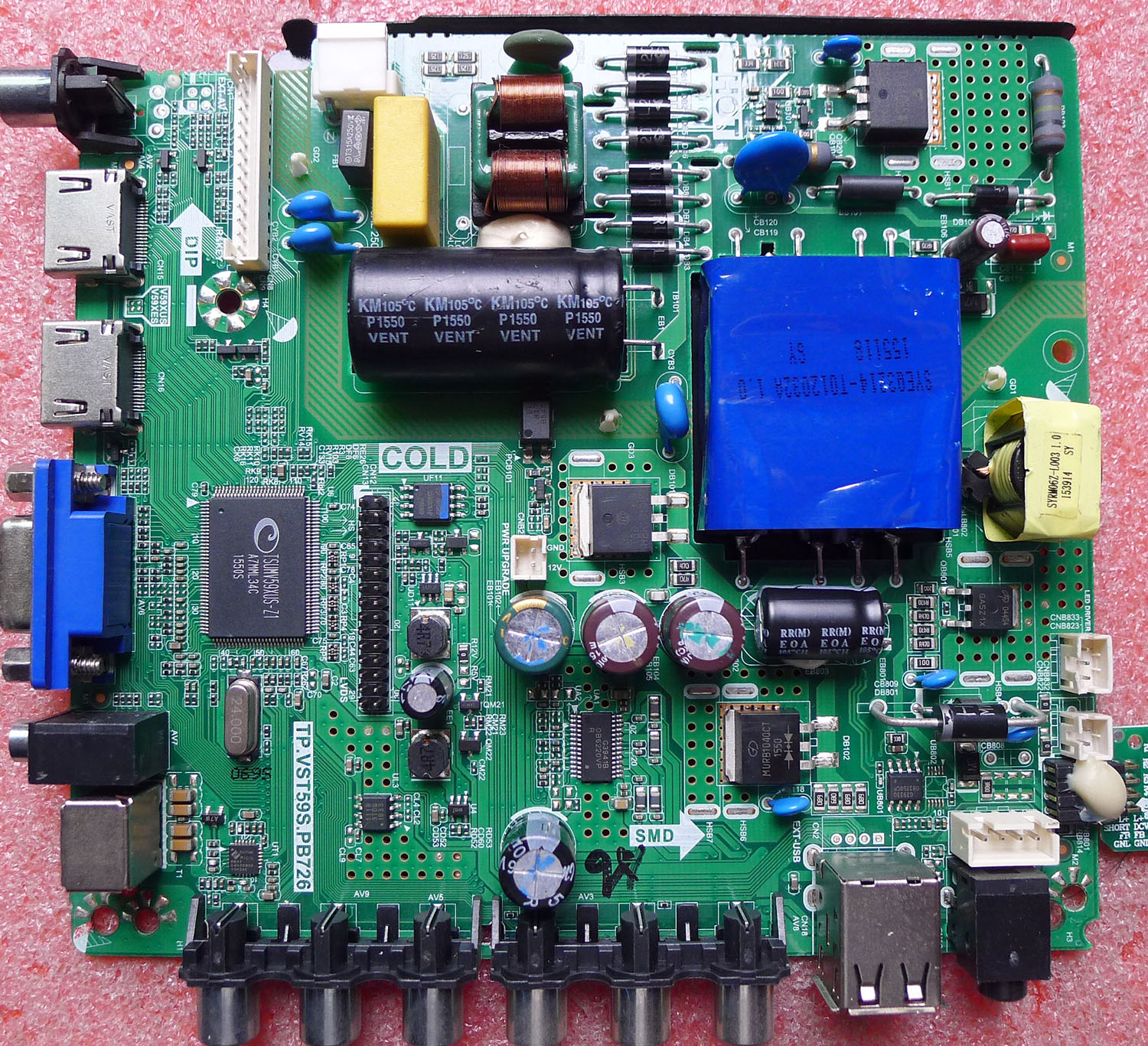 液晶电视机主板TP.VST59S.PB726