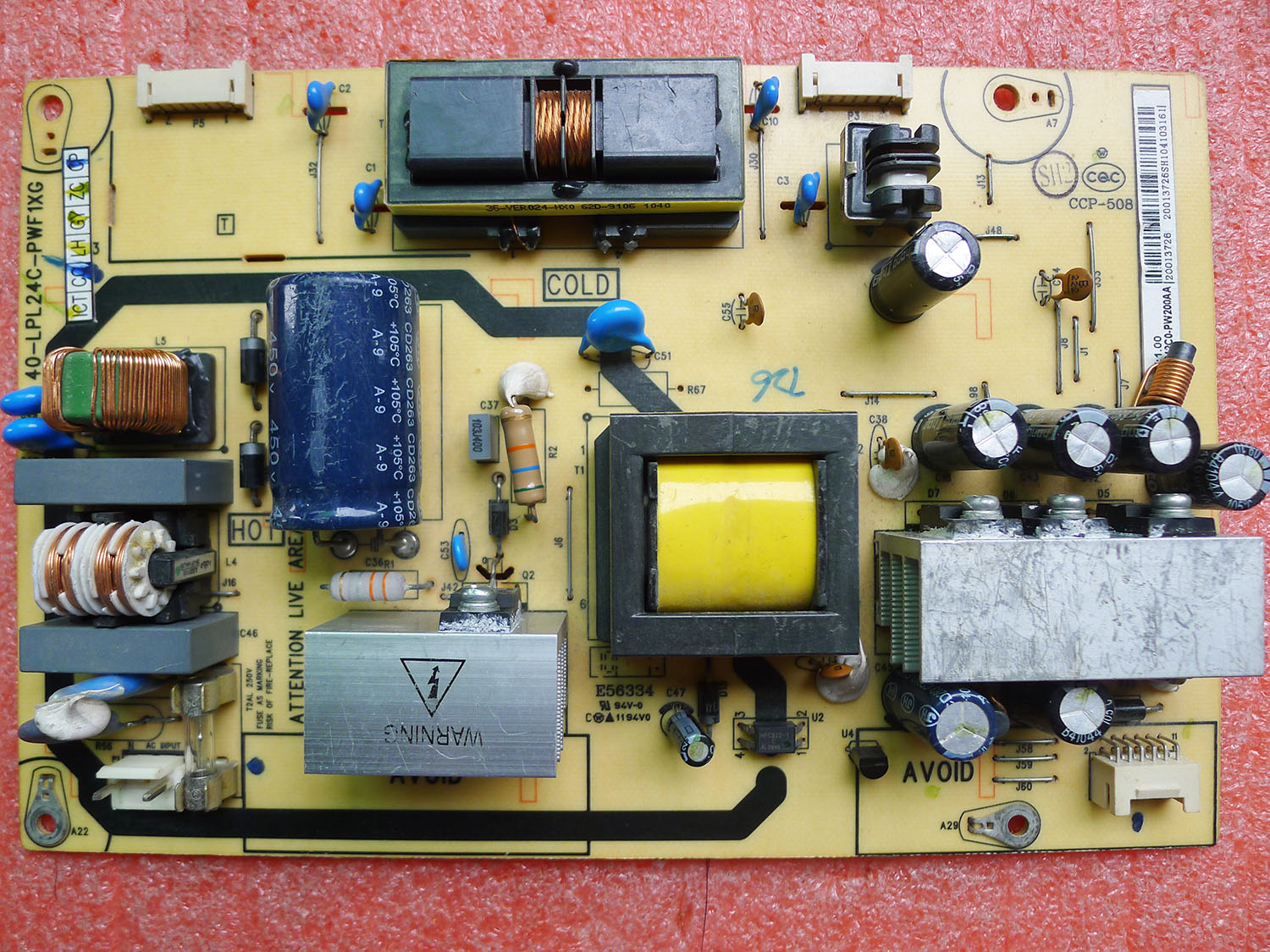 TCL液晶电视机电源板40-LPL24C