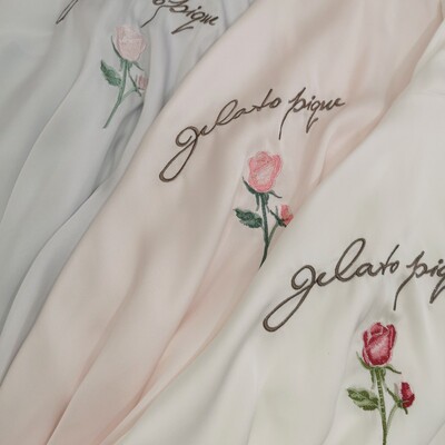 女丝滑气质宽松舒适睡袍