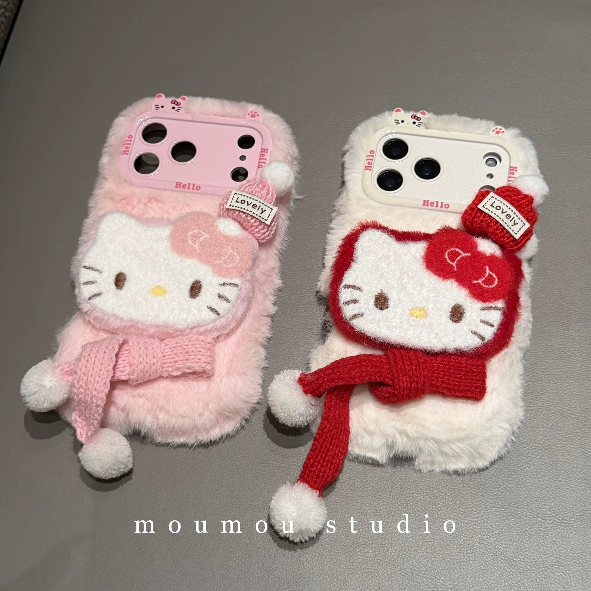 ins毛绒gt5/v70s/gt3帽子gt8pro/V30复古v60/OPPO真我gtneo7/6se手机壳公仔realme15/12/14/10s猫咪V13v11