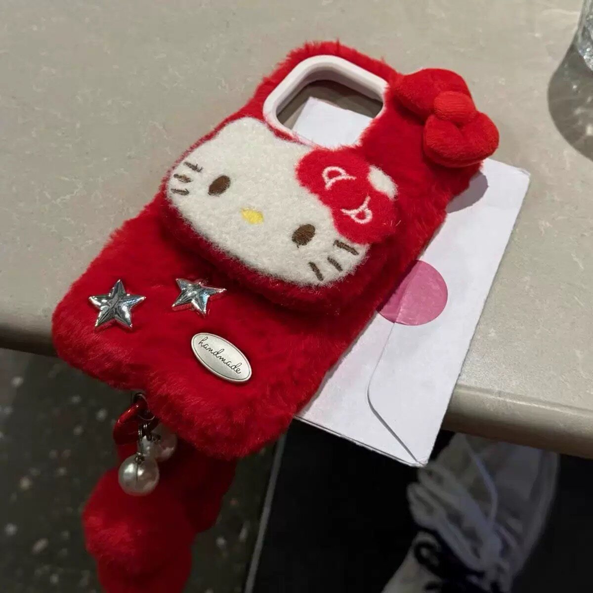 ins毛绒gt5/v70s/gt3猫咪gt8pro/V30星星v60/OPPO真我gtneo7/6se手机壳realme15/12/14/10s凯蒂猫V13v11链条