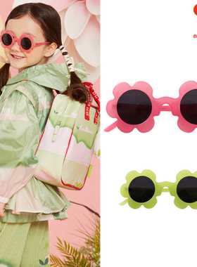 (现货)Minjukim/BEBEDEPINO2023夏季女童联名款花朵太阳镜