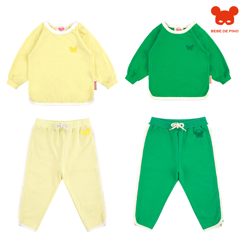 现货)bebedepino/纯色T恤打底裤