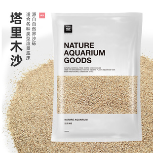 墨鱼底沙塔里木沙鱼缸底砂黄金沙南美三湖鼠鱼草缸水陆造景化妆沙