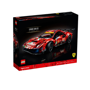 LEGO乐高机械42125法拉利488gte汽车跑车拼搭积木模型男孩礼物