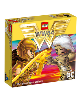 LEGO乐高超级英雄系列76157神奇女侠对战豹男孩女孩益智拼搭玩具