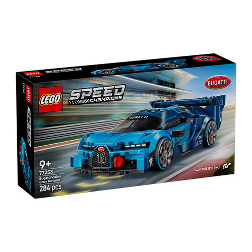 乐高speed超级赛车77253布加迪Vision GT跑车男女孩拼搭积木玩具