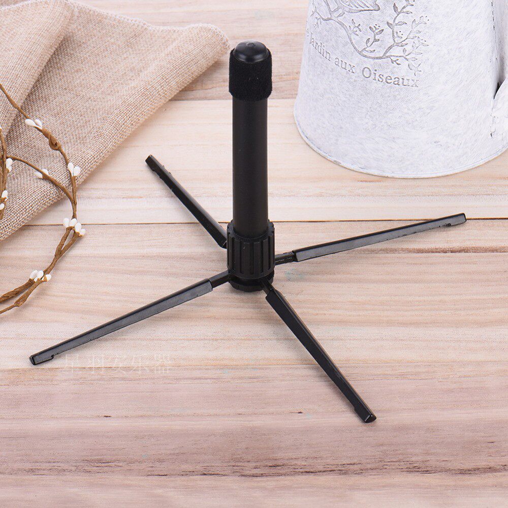 长笛支架乐器配件琴行展示架立式金属可折叠便携式支架