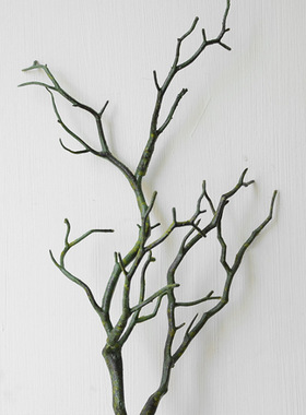 仿真大鹿角DIY分叉大树枝 森林系发箍饰品装饰假花