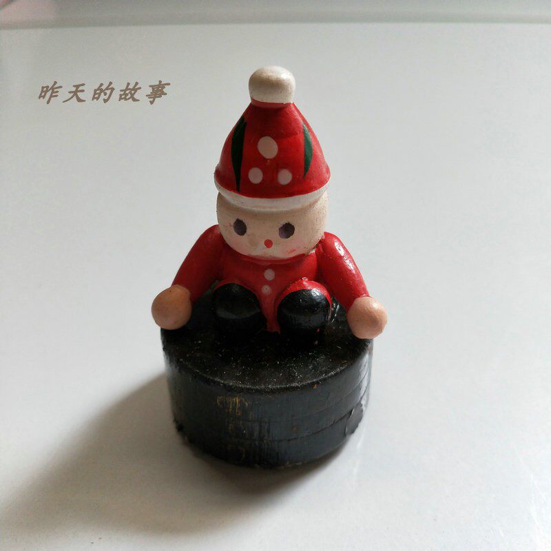 그리운 옛 재고 80 90년대 SHANHUA 브랜드 목제 연필깎이 연필깎이 LILLIPUTIAN