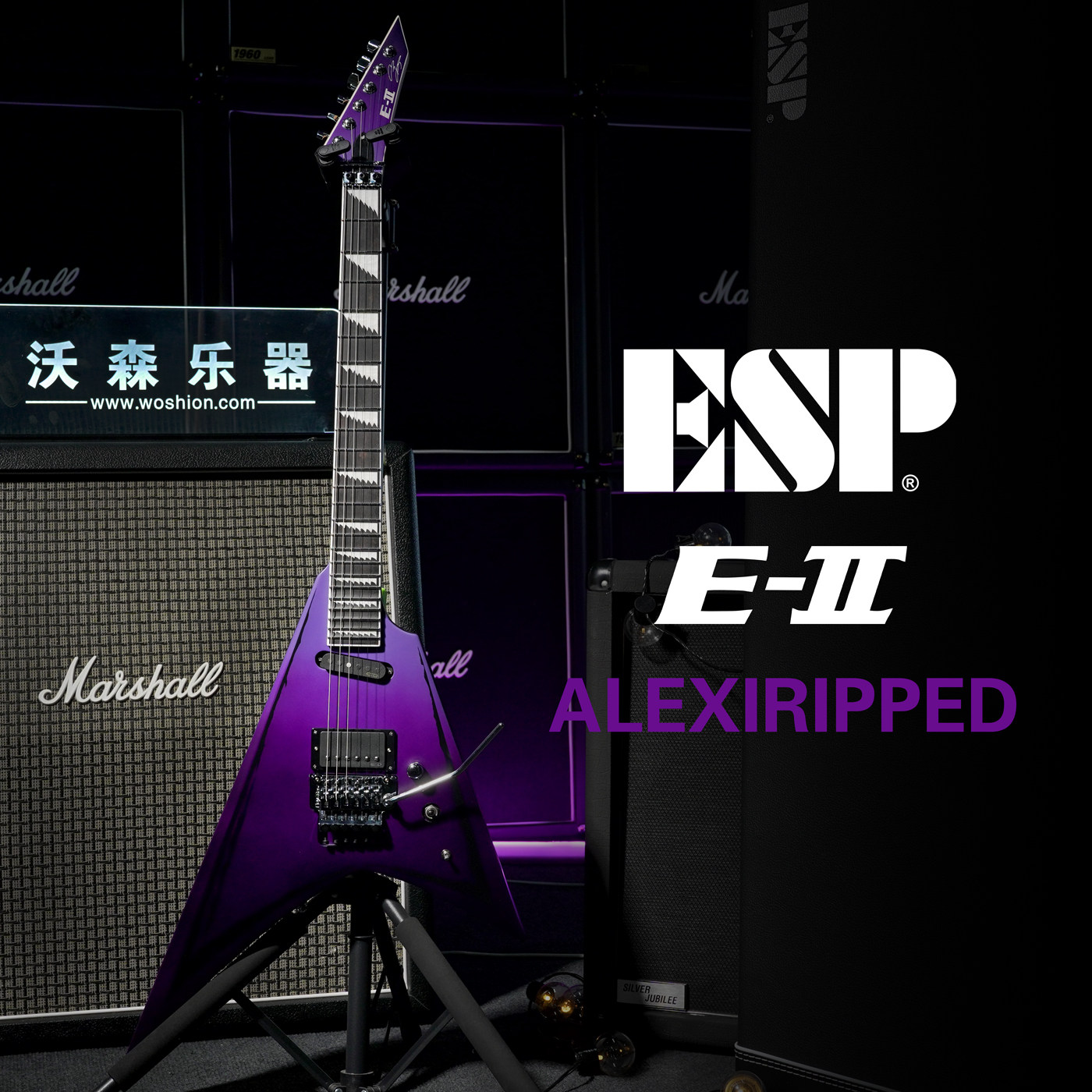 ESP E-II 签名款 Alexi Laiho ALEXI RIPPED电吉他吉它日产
