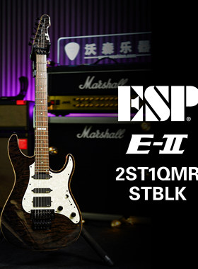 ESP 电吉他EII E-II E2 ST系列ST-1/2 QM大双摇摇滚重金属吉他