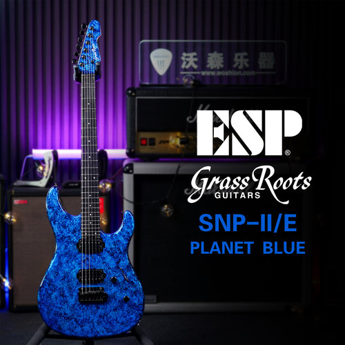 ESP GRASSROOTS G-SNAPPER-II/E 星球蓝限量款 入门电吉他 全能