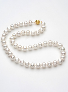 925银扣头圆珠链时尚气质短款淡