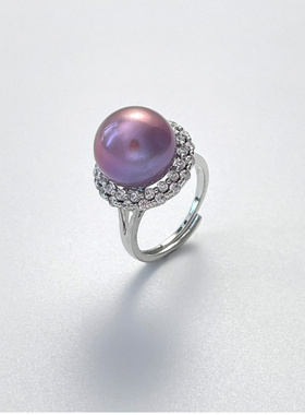 淡水珍珠简约戒指闺蜜礼物时尚气