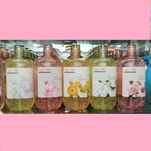 醒慕滑肌香水花瓣沐浴露768ml 提亚蕾玫瑰金盏樱花栀子