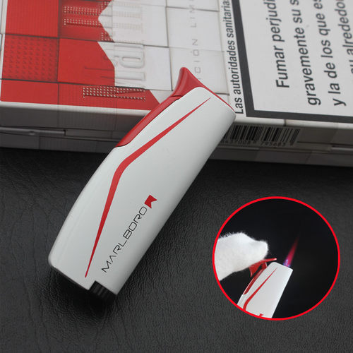 红色防风打火机Marlboro金属