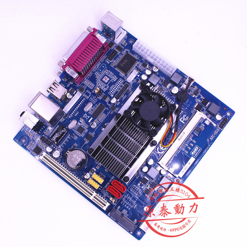 D525主板POS机收银2COM工控主板d525itx主板LVDS收银工控主板